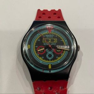 RARE 1987 Swatch Navigator GB707 Swatch Watch
